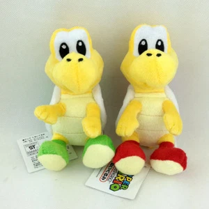 2X Super Mario Bros Koopa Troopa Juguete de Peluche Rojo Verde Animal de Peluche 6" - Imagen 1 de 4