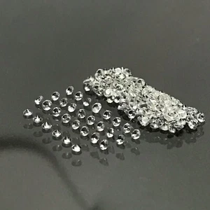 ZIRCON 164pcs Set 2.22ct White Colorless Round 1.2x1.2x0.9mm VS Clarity Cambodia - Picture 1 of 12