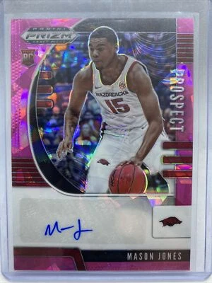 2020-21 Panini Prizm Draft Picks Prospect Autographs Pink Ice Mason Jones Auto - Image 1 of 2