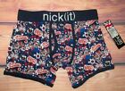 MENS NICK (IT) OBSERVE AND ENJOY BLUE BOXER BRIEF SIZE M (30/32)