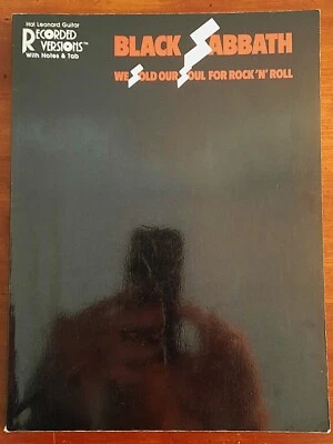 BLACK SABBATH WE SOLD OUR SOUL FOR ROCK 'N' ROLL GUITAR TAB TABLATURE SONG BOOK - Image 1 of 2