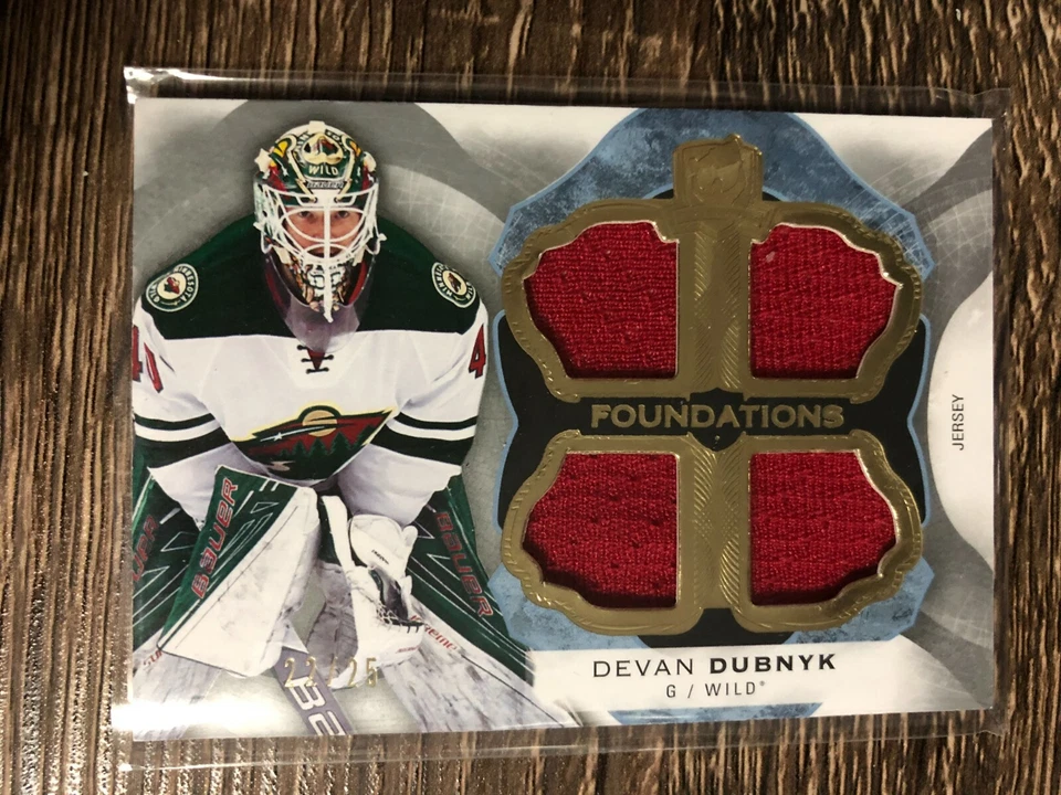 DEVAN DUBNYK 2016-17 The Cup Foundations Jersey SP #22/25 - Image 1 of 1