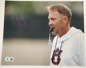 Foto firmada autografiada por Hugh Freeze 8x10 Authurn Beckett autenticación BAS - Imagen 1 de 3
