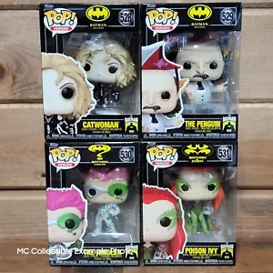 Juego de figuras de vinilo Funko Pop Batman Villains Riddler Catwoman Penguin Poison Ivy - Imagen 1 de 8