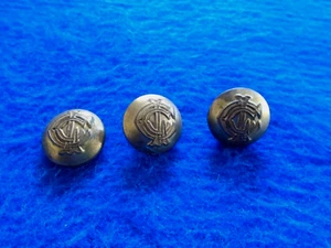 3 X UNIFORME AMBULANCIA CONSEJO DEL CONDADO DE LONDRES LATÓN 17MM BOTONES, CANTOR & CO - Imagen 1 de 4