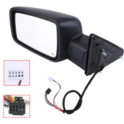 Left/Driver For 2013-2019 Dodge Ram 1500 Power Fold +Heated+ Temp Sensor Mirror - Image 1 of 4