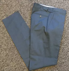 New Polo Ralph Lauren Men's Wool Blend Adjustable Dress Pants - Size 28 - Gray - Picture 1 of 8
