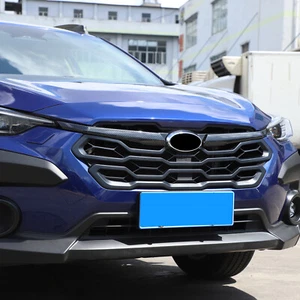Carbon ABS Front Bumper Center Grille Stripe Trim For Subaru Crosstrek 2023 2024 - Picture 1 of 19