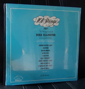 101 Strings Play A PROGRAM OF DUKE ELLINGTON COMPOSITIONS Big Band Jazz SEALED  - Picture 1 of 2