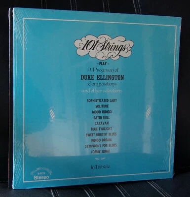 101 Strings Play A PROGRAM OF DUKE ELLINGTON COMPOSITIONS Big Band Jazz SEALED  - Image 1 of 2