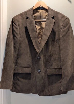 Jones New York Para Hombres 44S Pana Blazer Chaqueta Abrigo Deportivo Marrón Usado en Excelente Condición Foto 1 de 4