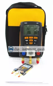 TESTO 549 with Soft Case Digital Manifold Gauge 2 Valves System HVAC 0560 0550  - Picture 1 of 6