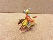 Timpo Mounted Medieval Knight Plastic Figure 1970's #2