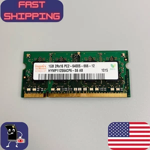 Hynix 1GB 2Rx16 PC2-6400S-666-12 HYMP112S64CP6-S6 AB Memory RAM - Picture 1 of 2