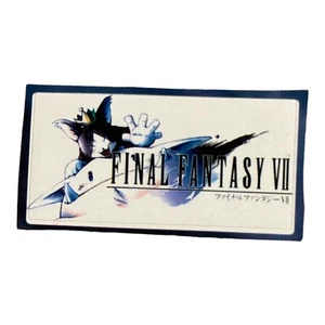 Sony PlayStation 1 PS1 Final Fantasy VII 7 Vintage VTG Memory Card Sticker - Picture 1 of 1