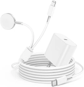 Apple Watch Charger,Upgraded USB C Charger for iWatch, 2 in 1 iPhone and iWatch - Picture 1 of 6