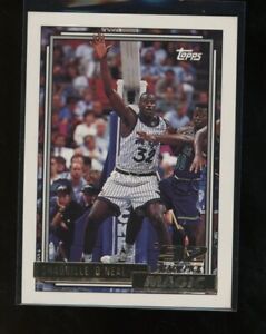 1992-93 Topps Gold #362 Shaquille O'Neal Magic RC Rookie HOF