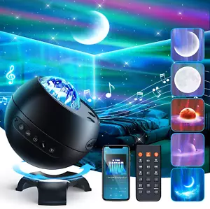 Galaxy Projector for Bedroom, 21Colors Northern Lights Projector, 15White Noise& - Picture 1 of 9