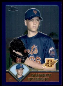 2003 Topps Traded & Rookies #T254 Matthew Peterson Rookie Chrome - Picture 1 of 2