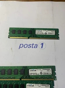 Crucial CT51264BA1339.M16FMR 4GB PC3-10600 DDR3-1333MHz Desktop Memory Module - Foto 1 di 7