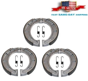 For Yamaha Timberwolf 250 Front Rear Brake Shoe w/Springs YFB250FW 4x4 1994-2000 - Picture 1 of 7