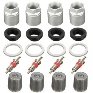 20x TPMS Pressure-Sensor Tires Repair Washer Nuts Valve Cap Service For Toyota - Picture 1 of 12