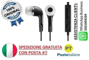 CUFFIE AURICOLARI STEREO MICROFONO ORIGINALI SAMSUNG EHS64AVFBE BULK JACK 3,5MM - Foto 1 di 1