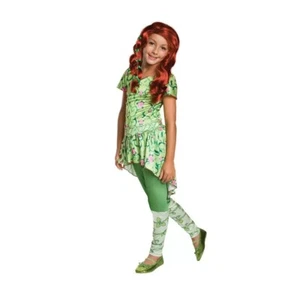 DC Super Hero Girls Poison Ivy Halloween Costume - 12-14 Large #4922 - Picture 1 of 8