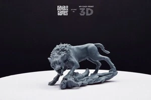 Warg Chieftain Davale Games 3D gedruckt mit hochwertigem Resin - Bild 1 von 9