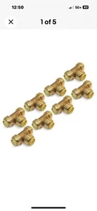sharkbite fittings 1/2 tee 8 Pack - Picture 1 of 1
