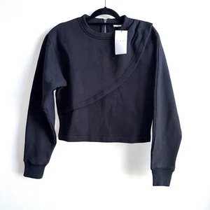 IRO Loralie Sweatshirt Sweater Size Medium Women’s Black NWT Casual Pullover - Picture 1 of 8