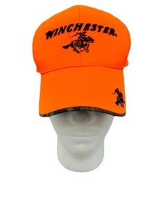 Gorra Winchester Exterior Sombrero Cazador Naranja Bordado Gancho y Lazo - Imagen 1 de 6