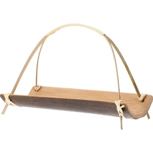 Bambusteller, Obstaufbewahrungstablett, Servierteller für Zuhause, - Bild 1 von 12