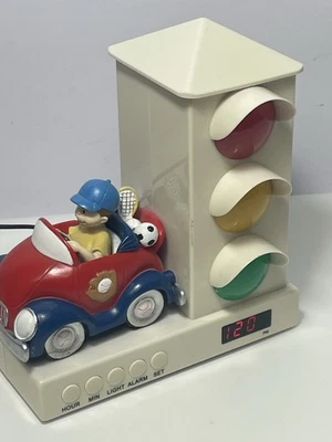 It's About Time Stoplight Sleep Enhancing Alarm Clock for Kids Boy Car Sports - Image 1 of 4