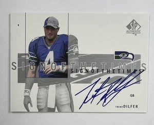 2001 Upper Deck Trent Dilfer Sign of the Times  Auto  AR136 - Picture 1 of 2