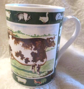 Coffee Cup~CSC~Cow~Farm Animal Theme~4.25" Tall~Ceramic~Pre-Owned - Picture 1 of 9