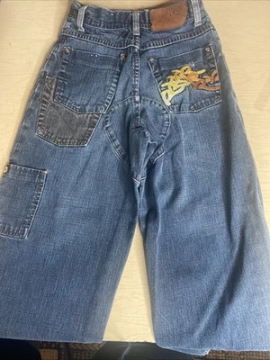 Niña? Pantalones de mezclilla ROCAWEAR talla 10 cremallera rota Foto 1 de 4