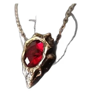 Devil May Cry 5 Dante Devil Hunter Cosplay Pendant Necklace Red Stone Halloween - Picture 1 of 4