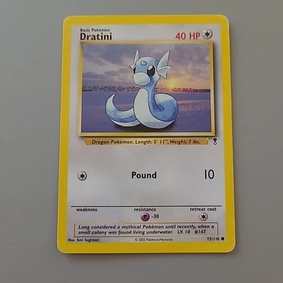 Dratini Non-Holo Common 72/110 Pokémon TCG Legendary Collection WOTC Vintage LP - Image 1 of 2