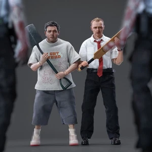 Play Craft Toys Shaun of the Dead Shaun Ed 6in Action Figure Double Ver. PC003 - Picture 1 of 5