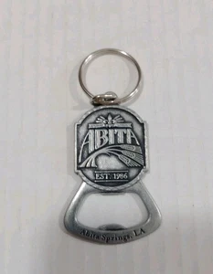 New Orleans Abita Beer Brewing Co. Pewter "On Tap" Keychain w/ Bottle Opener - Picture 1 of 7