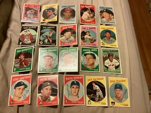 Lot (242) 1959 Topps Baseball HOFers, HI#'s STARS Rookies - Near Mint - No Creas - Picture 1 of 24