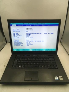 DELL VOSTRO 1520 - BOOTS TO BIOS - INTEL CORE 2 DUO T6570 - 2GB RAM - READ -- BB - Picture 1 of 8