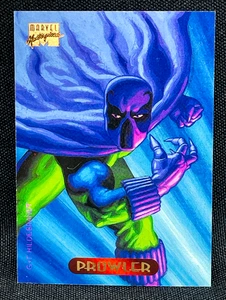 1994 Fleer Marvel Masterpieces - PROWLER #91 - Carta collezionabile Marvel Comics - Foto 1 di 2