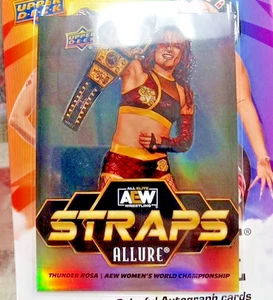 Thunder Rosa 2024 Upper Deck All Elite Wrestling Allure Straps Insert Card - Picture 1 of 1