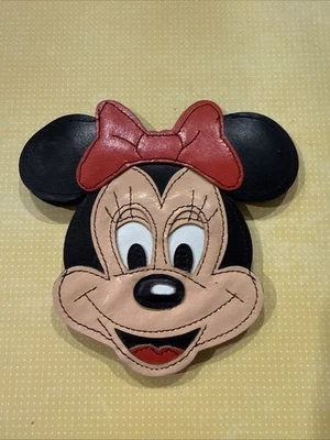 Cara colorida de cuero genuino de Minnie Mouse Foto 1 de 4
