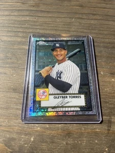 2021 Chrome Platinum Anniversary 70th Mini-Diamond Refractor /70 Gleyber Torres - Picture 1 of 2