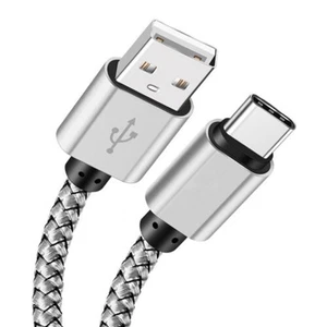 Charging Cable USB C For Type C/iPhone/Android Fast Charger Nylon - Picture 1 of 18