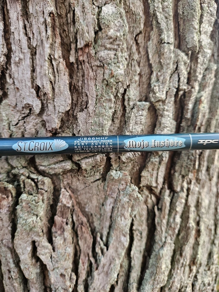 St. Croix Mojo Inshore 6'6" Med Heavy Fast JIS66MHF SPINNING Rod 10-20LB - Image 1 of 4