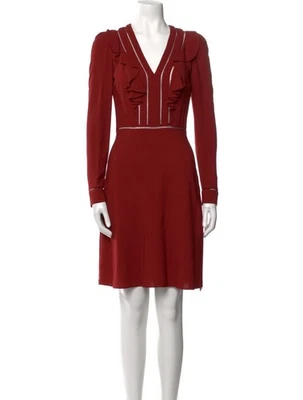 Roberto Cavalli V-Neck Mini Dress Size: XS | US2, IT38 - Image 1 of 3